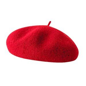 Classic Wool Red Beret